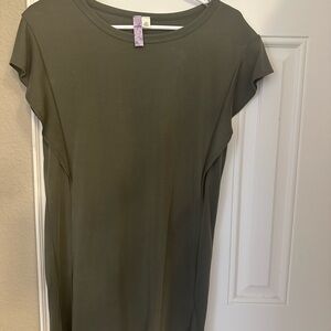 Olive Green Women's Top